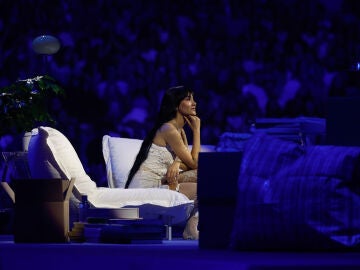 La cantante Aitana durante la presentaci&oacute;n de su nuevo disco