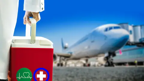 Transporte aéreo de órganos trasplantados Transporte aéreo de órganos trasplantados