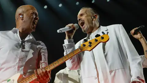 Miguel Bosé durante su concierto en Madrid Miguel Bosé durante su concierto en Madrid