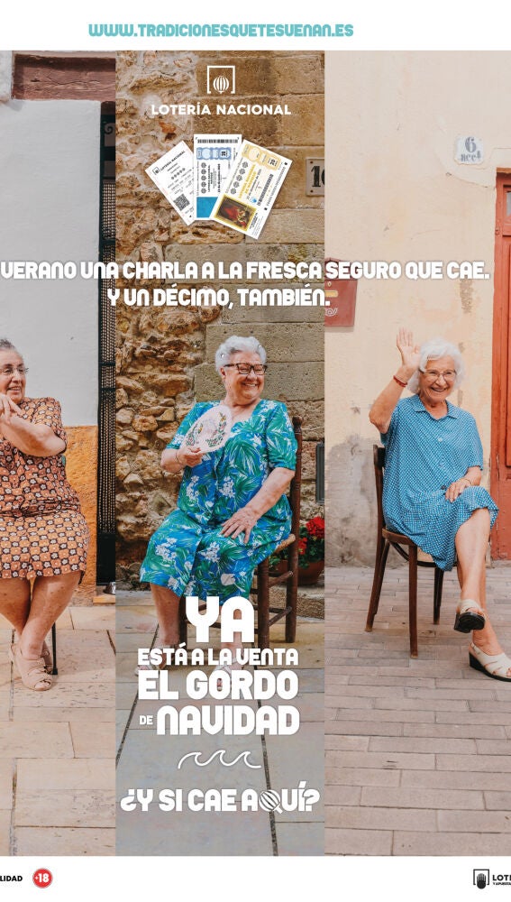 Señoras al fresco o mosquito que pica al anochecer, gestos típicos del verano protagonizan el spot del Sorteo de Navidad