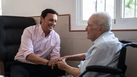 Presidente de la Diputación de Almería junto al Alcalde de Chercos Diputación de Almería junto al Alcalde de Chercos
