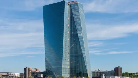 Edificio de la sede del BCE, en Fráncfort del Meno Edificio de la sede del BCE, en Fráncfort del Meno