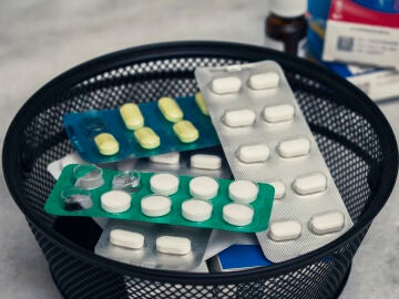 Medicamentos en la basura