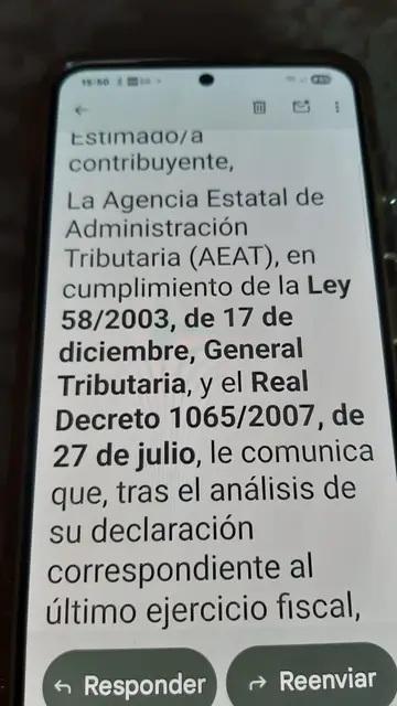 Mensaje de la nueva estafa que ha advertido la Agencia Tributaria Mensaje de la nueva estafa que ha advertido la Agencia Tributaria