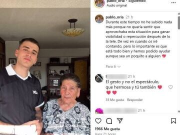 Pablo Oria, el joven que se volvi&oacute; viral tras ofrecerle su tel&eacute;fono a una se&ntilde;ora para que no se sintiera sola, afirma que por fin han quedado