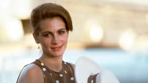 La actriz Julia Roberts en la película Pretty Woman La actriz Julia Roberts en la película Pretty Woman