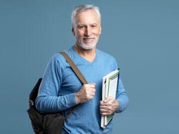 Hombre mayor emprendedor