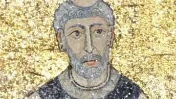 Mosaico de Calixto I ubicado en el ábside de la basílica de Santa María en Trastevere Mosaico de Calixto I ubicado en el ábside de la basílica de Santa María en Trastevere