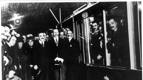 Inauguración del metro de Madrid Inauguración del metro de Madrid