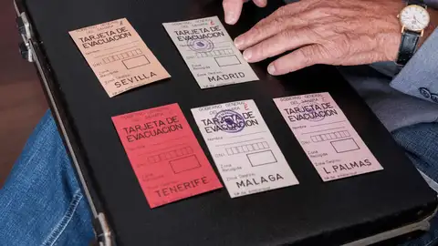 El coronel Manuel López-Amado, que se encargó de evacuar a los habitantes de La Güera El coronel Manuel López-Amado, que se encargó de evacuar a los habitantes de La Güera