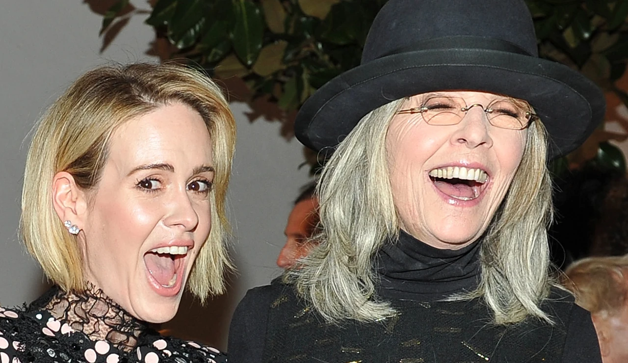Sarah Paulson y Diane Keaton en 2015