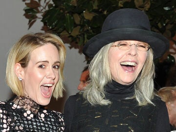 Sarah Paulson y Diane Keaton en 2015