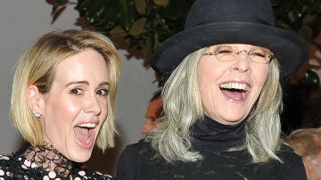 Sarah Paulson y Diane Keaton en 2015