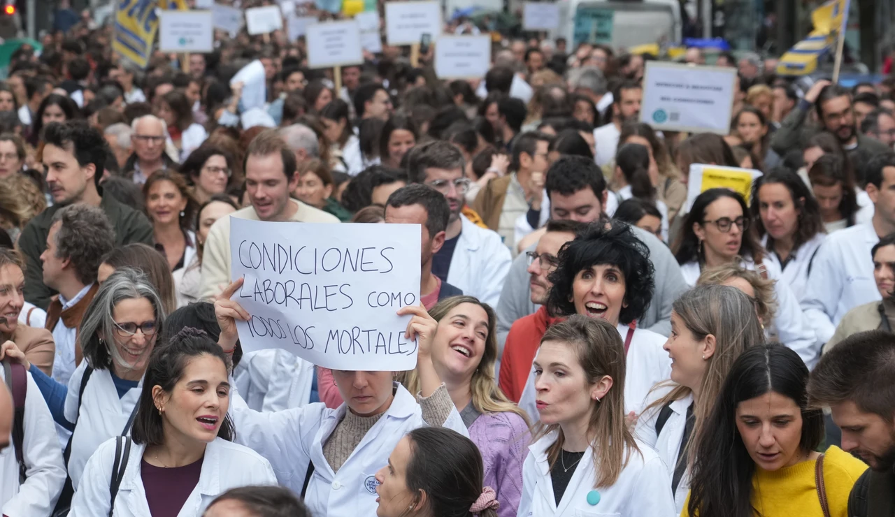 Protestas médicos