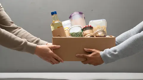 Donación de alimentos Donación de alimentos