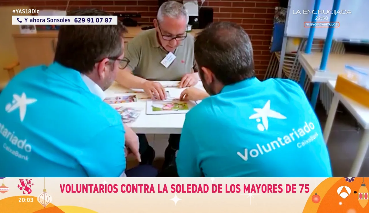Voluntariado contra la soledad de los mayores: el valor de sentirse acompañados