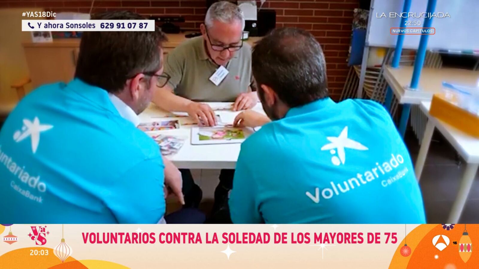Voluntariado contra la soledad de los mayores: el valor de sentirse acompañados