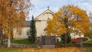 Iglesia luterana en Askola, Finlandia