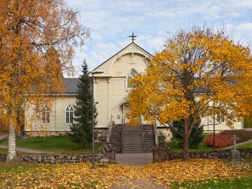 Iglesia luterana en Askola, Finlandia