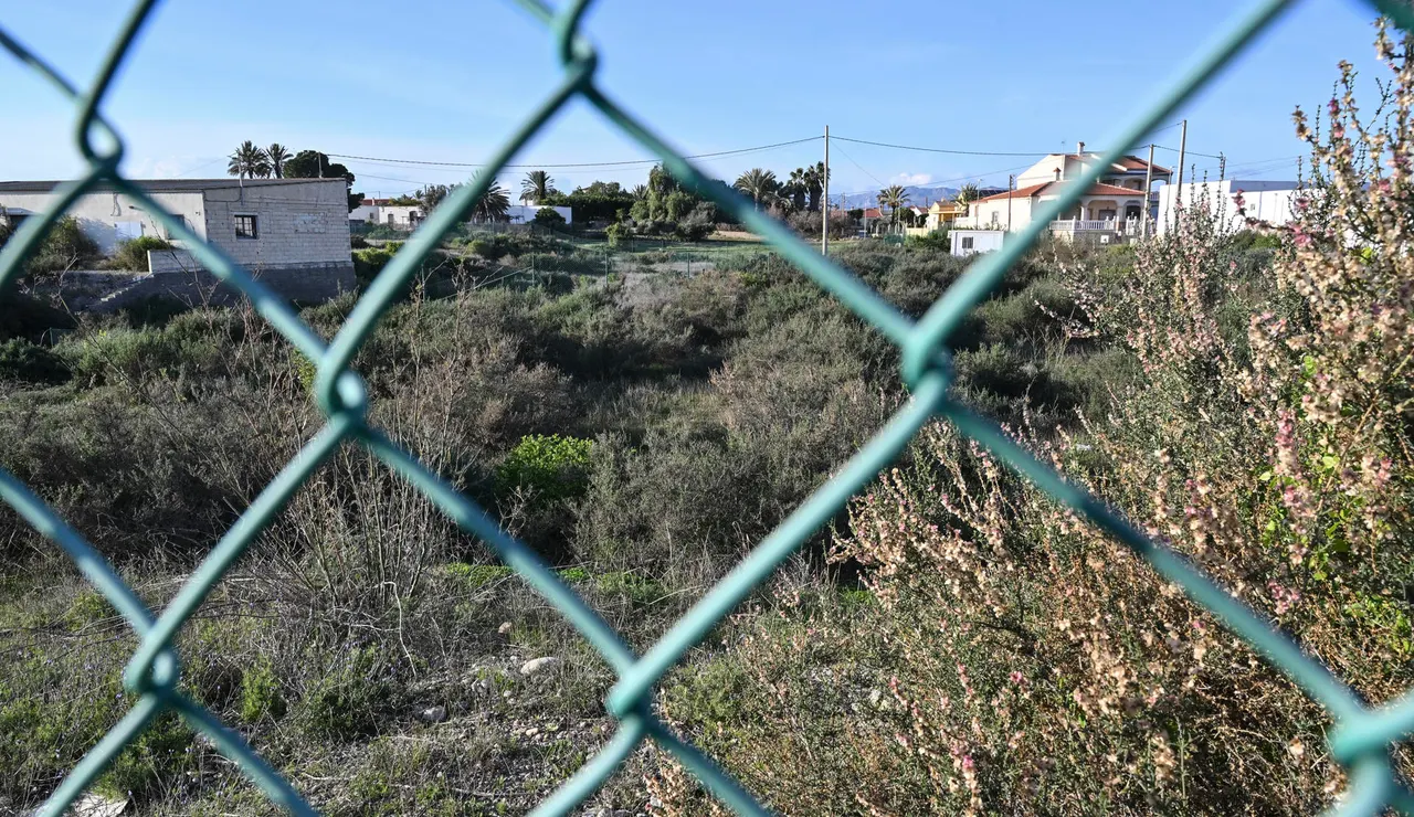 Zona de acceso restringido en el municipio almeriense de Palomares