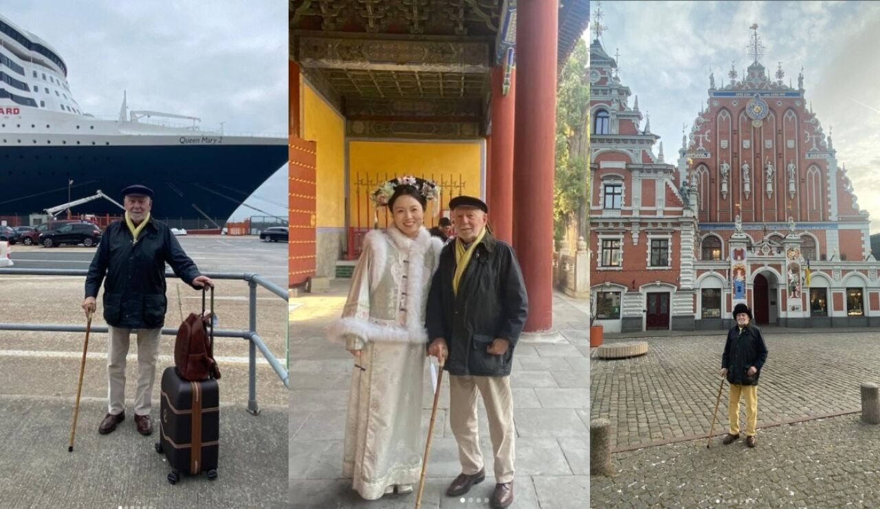 La incre&iacute;ble aventura de Paco: Ha dado la vuelta al mundo, solo, con 85 a&ntilde;os y su bast&oacute;n