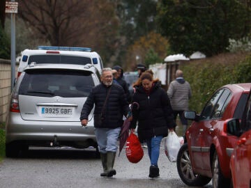 Vecinos desalojados Guadalvalle, C&oacute;rdoba ante la borrasca Leonardo