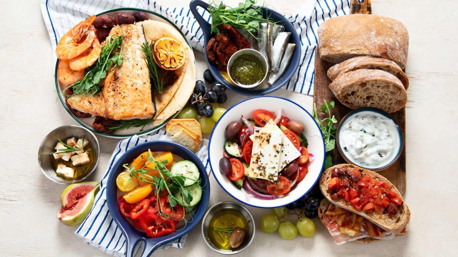 La dieta mediterránea protege la salud y previene el riesgo de sufrir fragilidad en la vejez