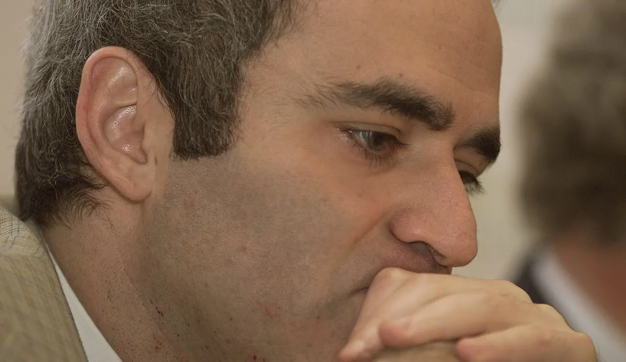 El ajedrecista Garry Kasparov.