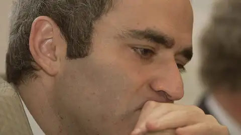 El ajedrecista Garry Kasparov. El ajedrecista Garry Kasparov.