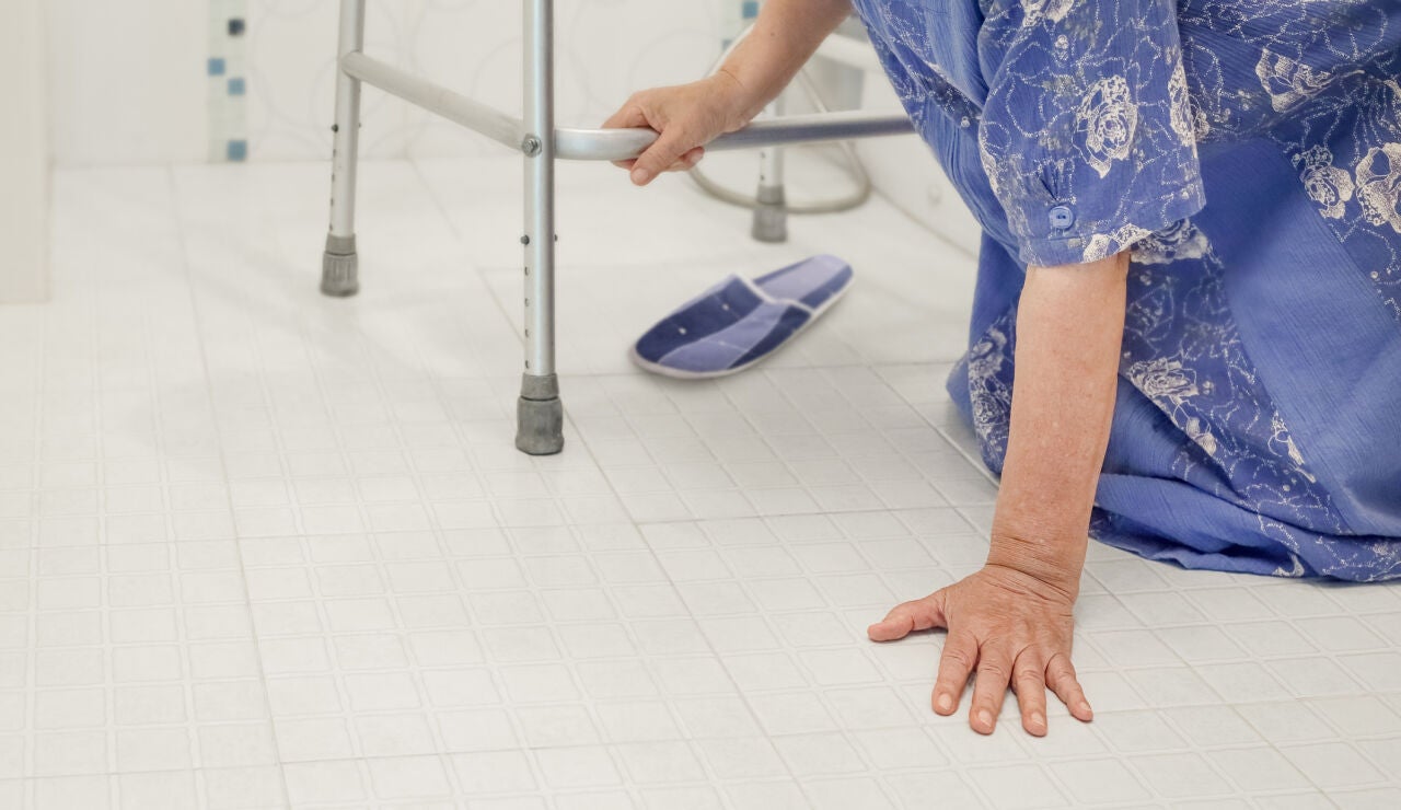 Persona mayor que se ha ca&iacute;do en el ba&ntilde;o