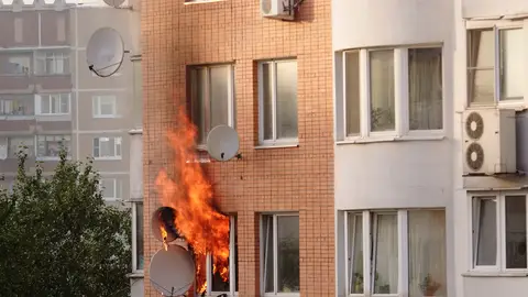 Incendio en la vivienda Incendio en la vivienda