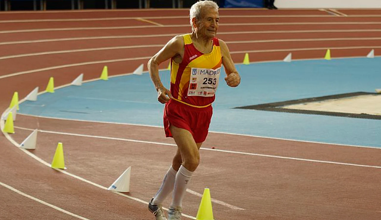 Manuel Alonso, 90 años y campeón del mundo de atletismo