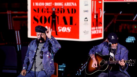 El líder y cantante del grupo Seguridad Social, José Manuel Casañ