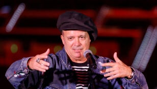 El l&iacute;der y cantante del grupo Seguridad Social, Jos&eacute; Manuel Casa&ntilde;