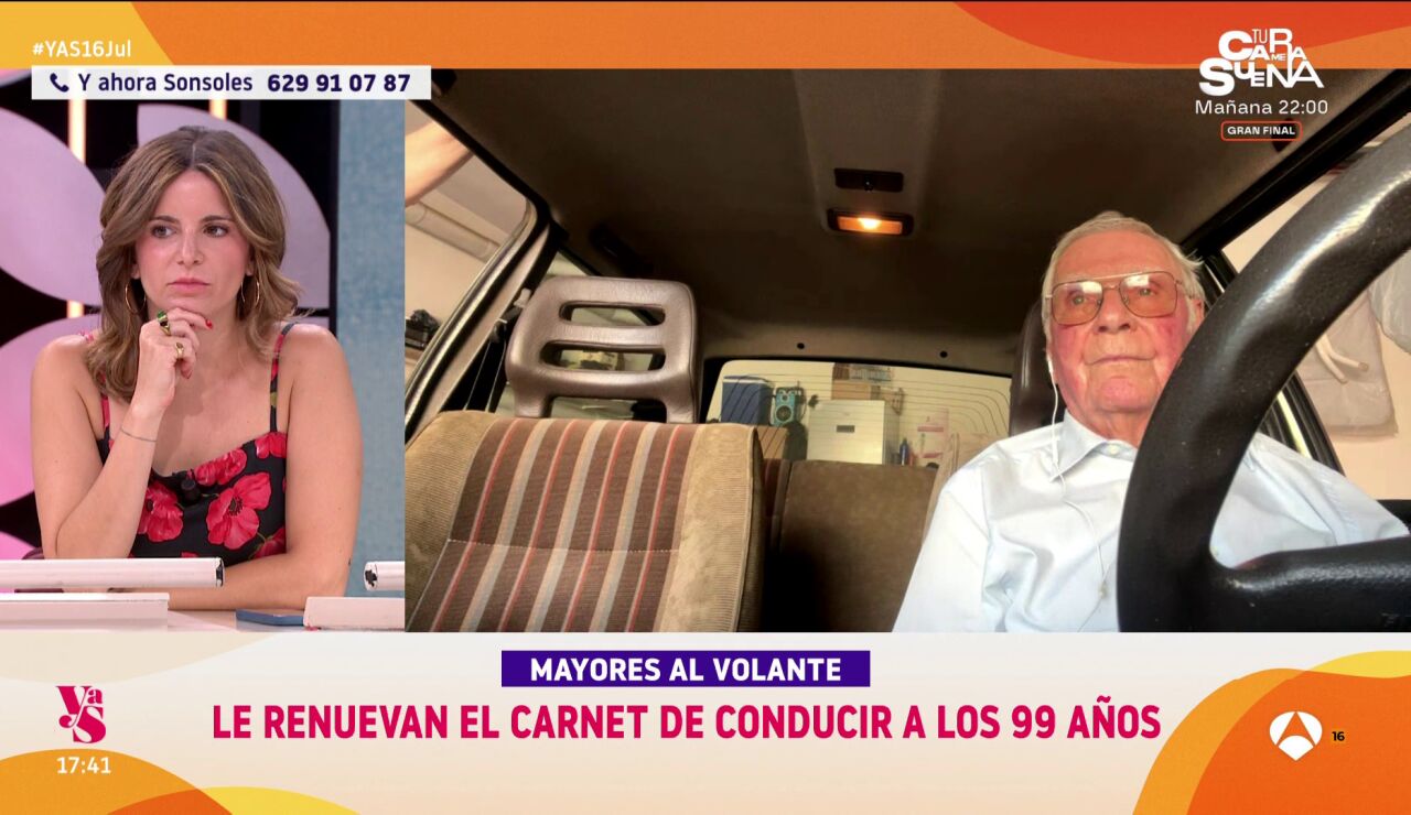 A sus 99 a&ntilde;os vuelve a renovar el carnet y sigue conduciendo con total autonom&iacute;a