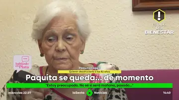 La Latina se moviliza contra la presión turística tras el aplazamiento del desahucio de Paquita, de 82 años La Latina se moviliza contra la presión turística tras el aplazamiento del desahucio de Paquita, de 82 años