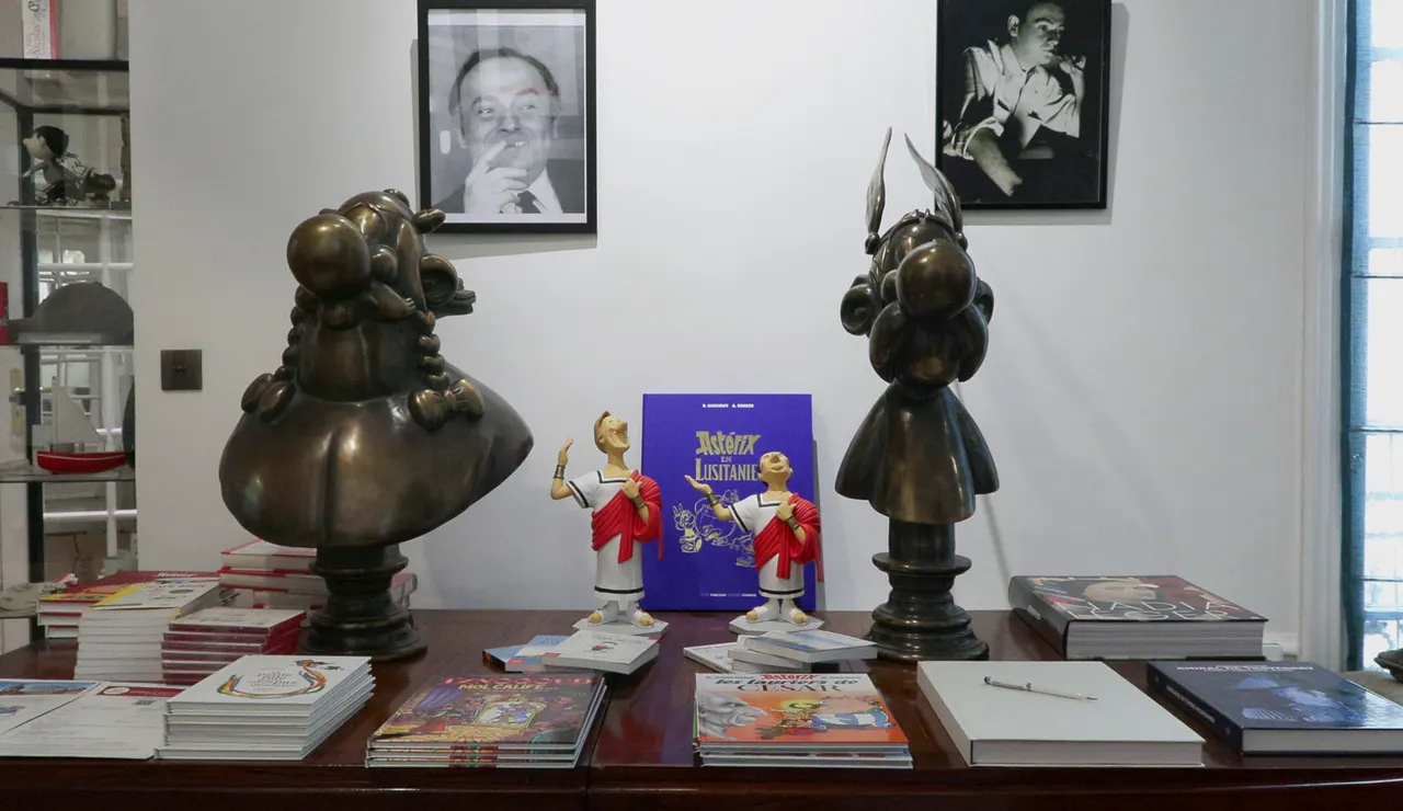 Vista del Instituto René Goscinny en París, antiguo despacho donde el célebre guionista, nacido hace 100 años, creó las historias de Astérix y Obélix o el vaquero Lucky Luke.