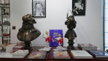 Vista del Instituto Ren&eacute; Goscinny en Par&iacute;s, antiguo despacho donde el c&eacute;lebre guionista, nacido hace 100 a&ntilde;os, cre&oacute; las historias de Ast&eacute;rix y Ob&eacute;lix o el vaquero Lucky Luke.