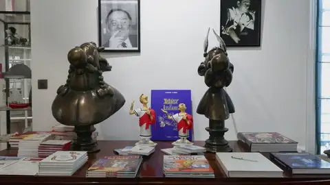 Vista del Instituto René Goscinny en París, antiguo despacho donde el célebre guionista, nacido hace 100 años, creó las historias de Astérix y Obélix o el vaquero Lucky Luke. Vista del Instituto René Goscinny en París, antiguo despacho donde el célebre guionista, nacido hace 100 años, creó las historias de Astérix y Obélix o el vaquero Lucky Luke.