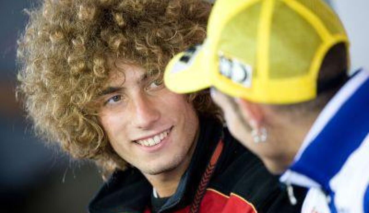 Valentino Rossi y Simoncelli