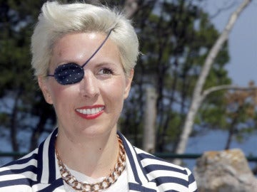 Mar&iacute;a de Villota en la Universidad Men&eacute;ndez Pelayo, Santander.