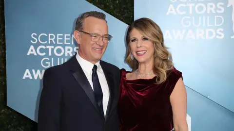 Tom Hanks y su mujer Rita Wilson Tom Hanks y su mujer Rita Wilson