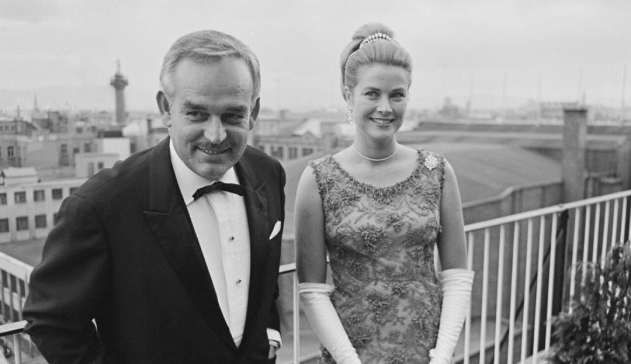 Pr&iacute;ncipe Rainiero de M&oacute;naco y Grace Kelly