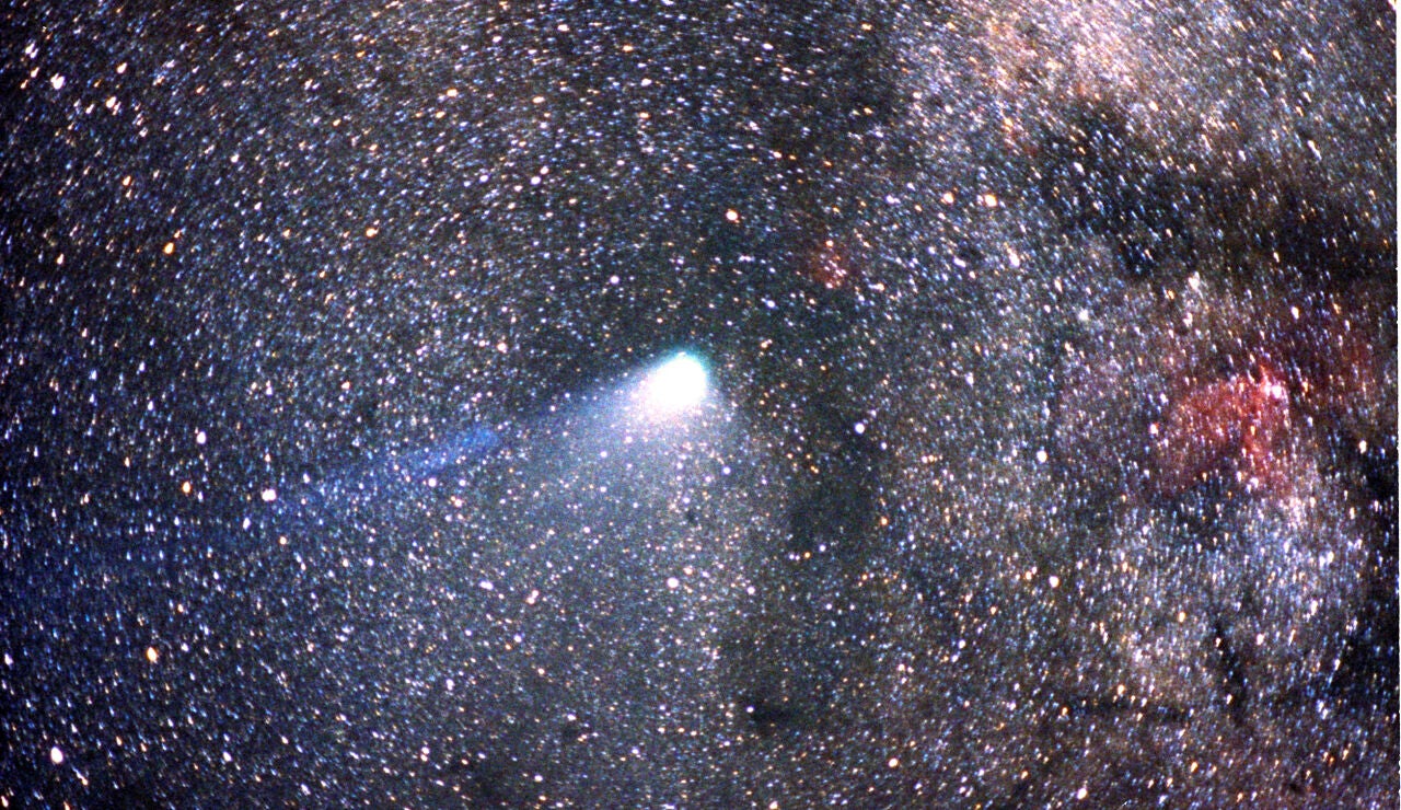 Cometa Halley visto en 1986