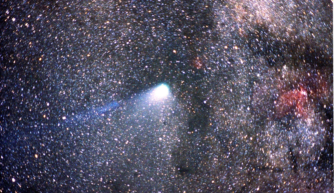 Cometa Halley visto en 1986