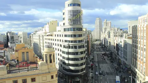 Gran Vía, en Madrid Gran Vía, en Madrid