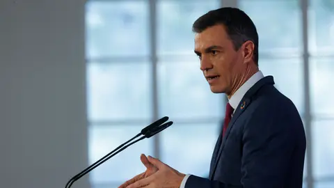 El presidente del Gobierno, Pedro Sánchez, comparece en Moncloa El presidente del Gobierno, Pedro Sánchez, comparece en Moncloa