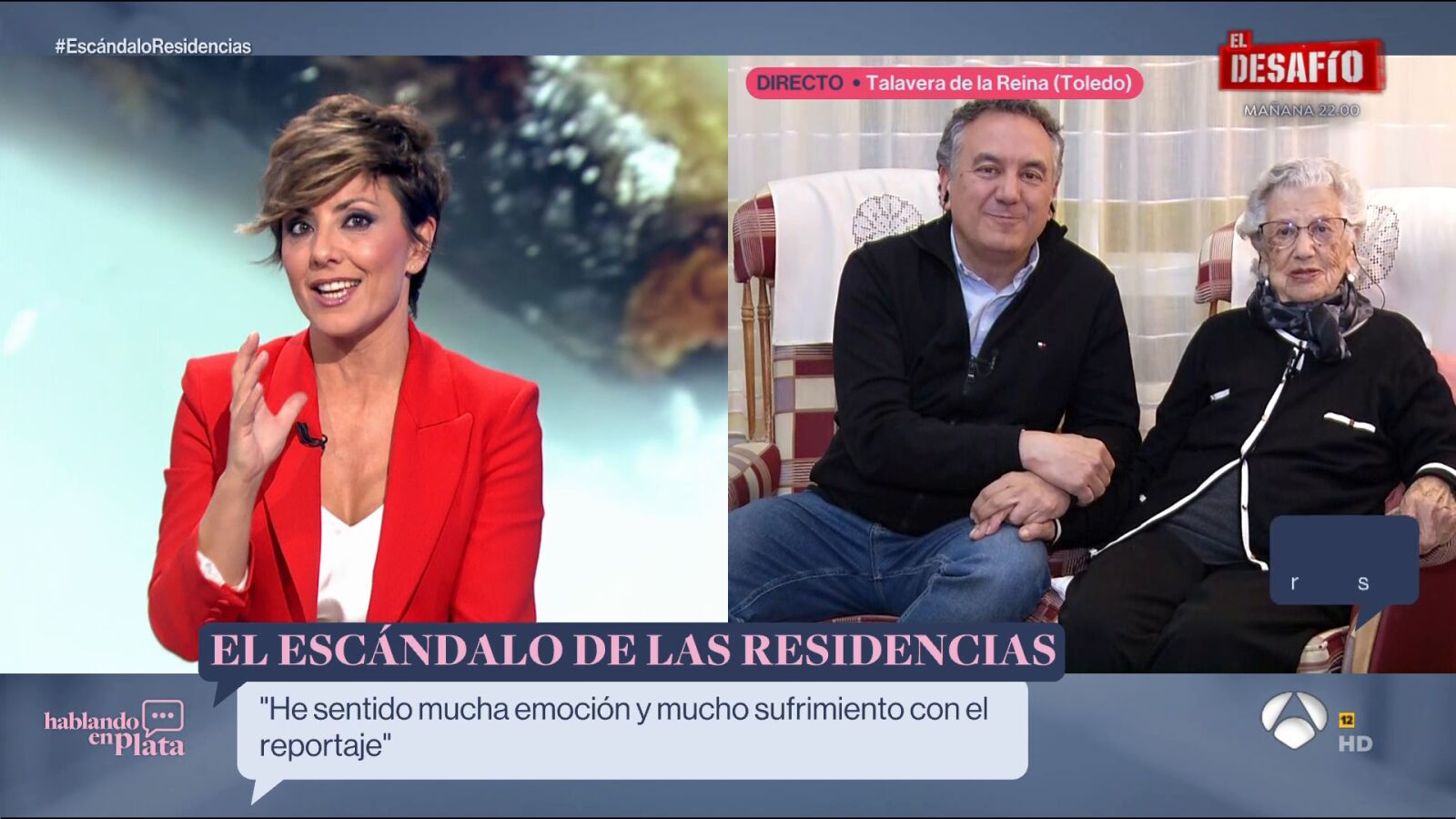 Felicidad, madre de Roberto Brasero de 91 años: 