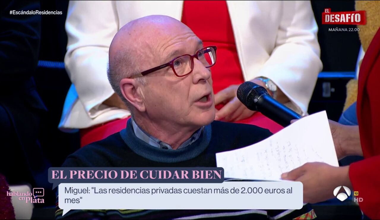 Miguel Vázquez, de la plataforma para la dignidad en las residencias: "El derecho a un trato digno preocupa poco a las autoridades" 