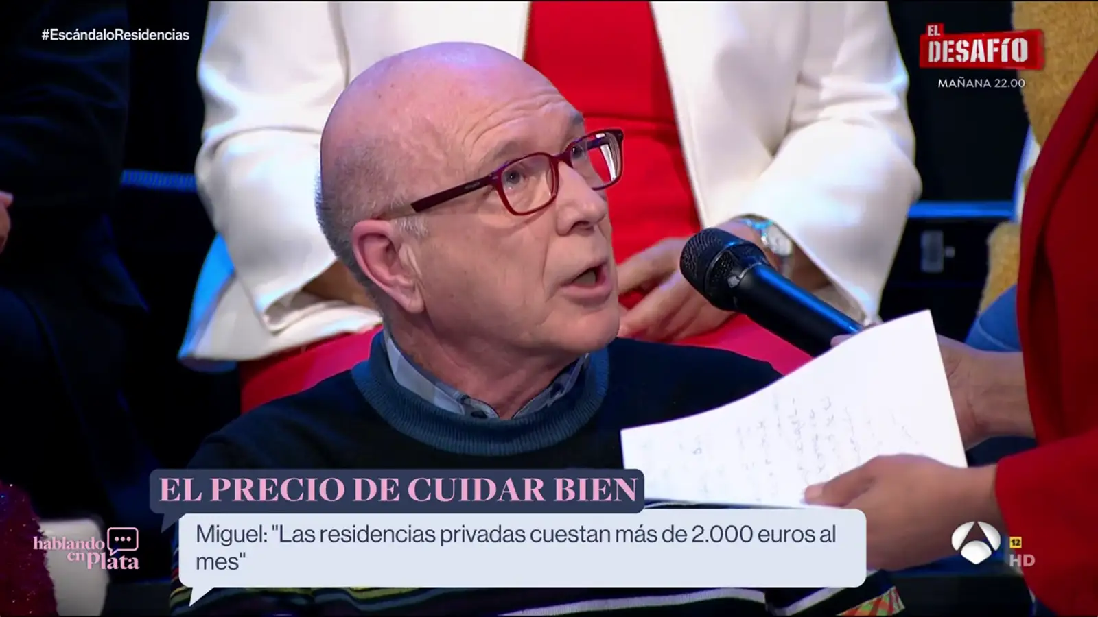 Miguel Vázquez, presidente de la Plataforma por la Dignidad de las Personas Mayores:
